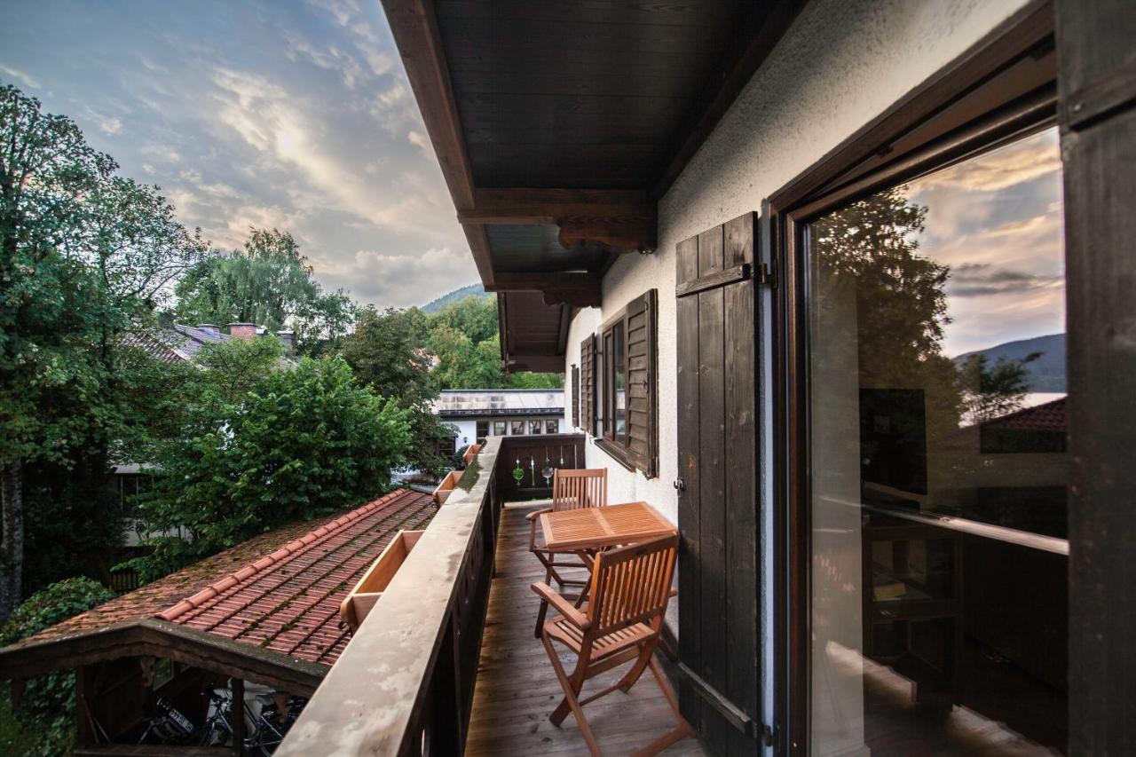 Modern-Bayrisches Apartment Mit Seeblick Tegernsee Exteriör bild